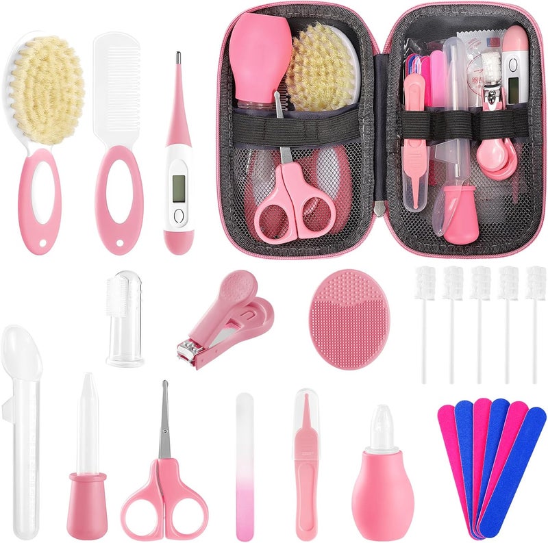 POPYJAN Baby Healthcare and Grooming Kit for Newborn Kids, 24PCS Upgraded Safety Baby Care Kit, Newborn Nursery Health Care Set, Baby Care Products - Image 1